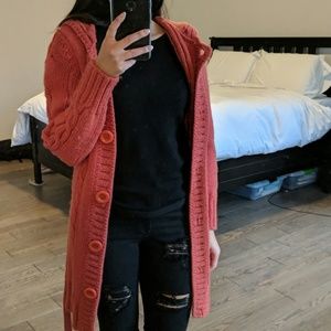 Hand knit cardigan